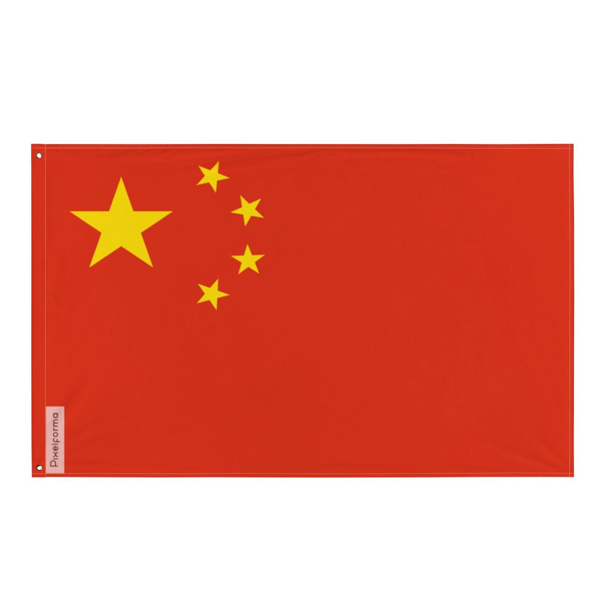 Drapeau de la république populaire de Chine en plusieurs tailles 100 % polyester Imprimer avec Double ourlet - Pixelforma