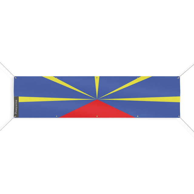 Drapeau de La Réunion 10 Oeillets en plusieurs tailles - Pixelforma