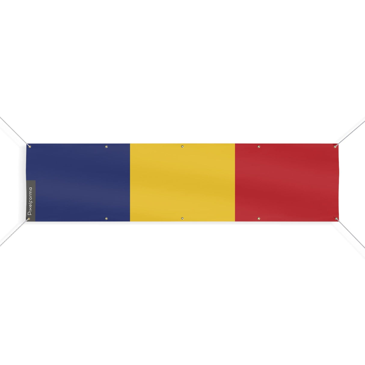 Romania Flag 10 Eyelets in Multiple Sizes