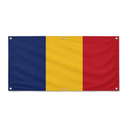 Drapeau roumanie polyester résistant aux intempéries