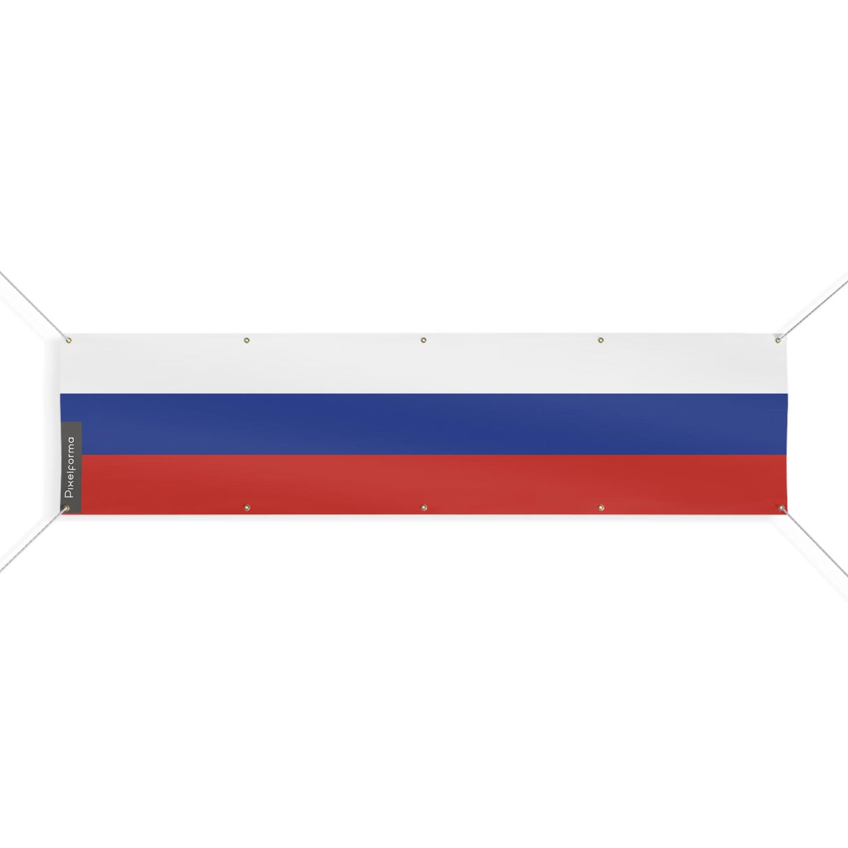 Drapeau de la Russie 10 Oeillets en plusieurs tailles - Pixelforma 