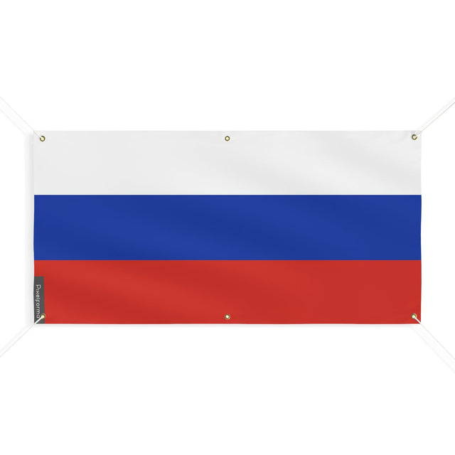 Drapeau de la Russie 6 Oeillets en plusieurs tailles - Pixelforma 