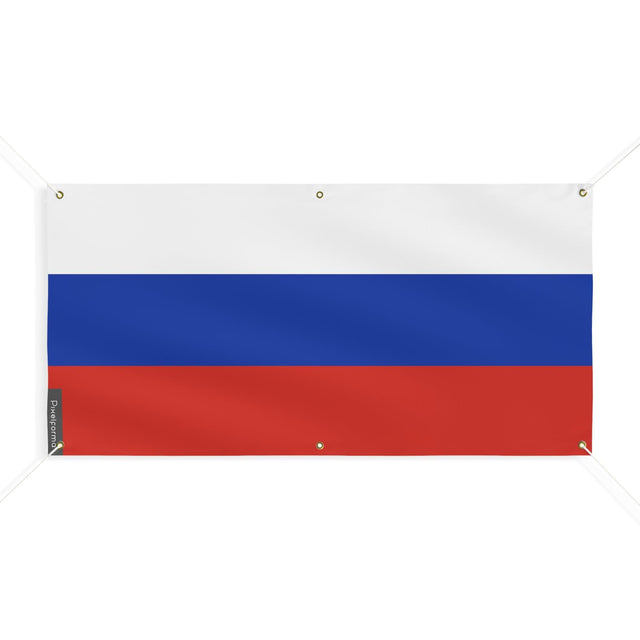 Drapeau de la Russie 6 Oeillets en plusieurs tailles - Pixelforma