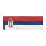 Drapeau de la Serbie 8 Oeillets en plusieurs tailles - Pixelforma 