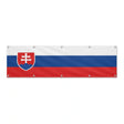 Drapeau de la Slovaquie grand format XL en polyester avec dix œillets