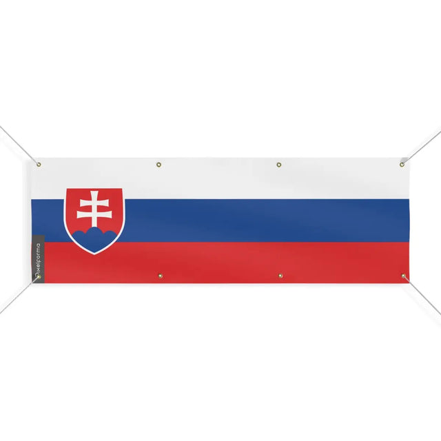 Drapeau de la Slovaquie 8 Oeillets en Plusieurs Tailles (L) - Pixelforma 