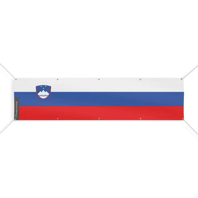 Drapeau de la Slovénie 10 Oeillets en Plusieurs Tailles (XL) - Pixelforma 