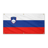 Drapeau slovénie polyester résistant aux intempéries
