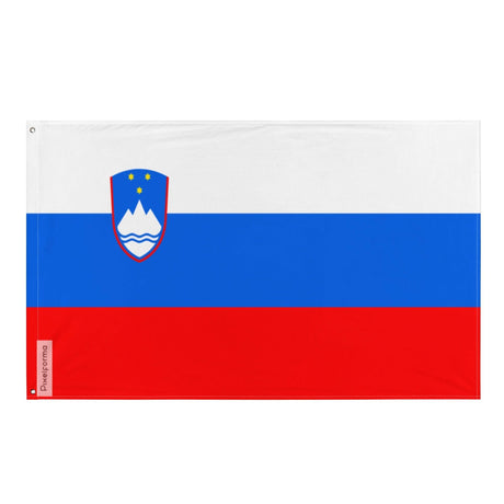 Drapeau de la Slovénie en plusieurs tailles 100 % polyester Imprimer avec Double ourlet - Pixelforma