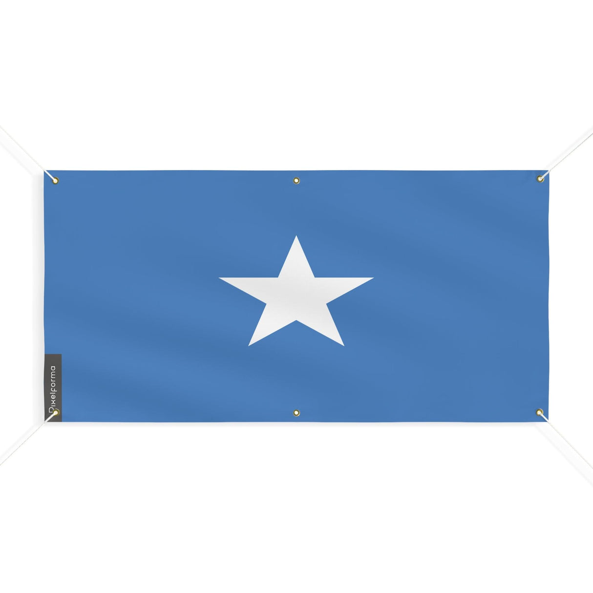 Drapeau de la Somalie 6 Oeillets en plusieurs tailles - Pixelforma 