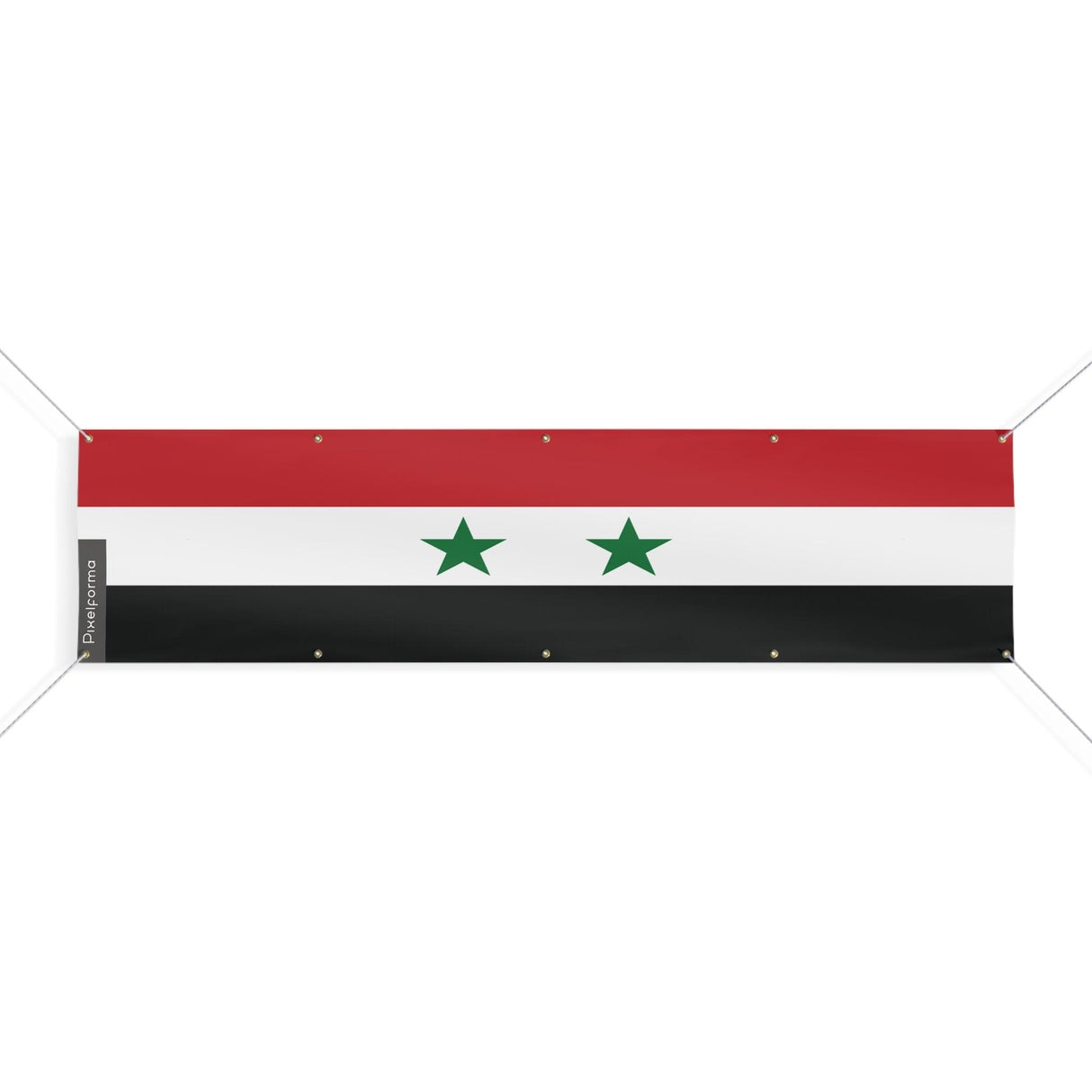 Syria Flag 10 Eyelets in Multiple Sizes