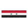 Drapeau de la Syrie grand format XL en polyester avec dix œillets