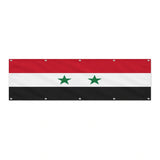Drapeau de la Syrie grand format XL en polyester avec dix œillets