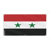 Drapeau de la Syrie 6 Oeillets en Plusieurs Tailles (M) - Pixelforma 