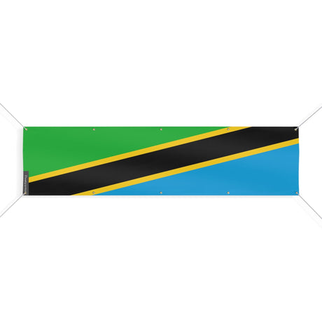 Drapeau de la Tanzanie 10 Oeillets en plusieurs tailles - Pixelforma 