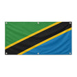 Drapeau tanzanie polyester résistant pour extérieur durable