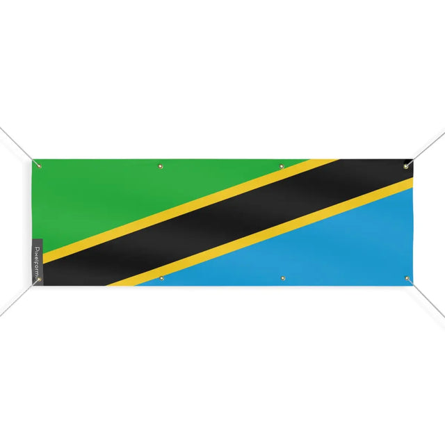 Drapeau de la Tanzanie 8 Oeillets en Plusieurs Tailles (L) - Pixelforma 