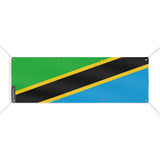 Drapeau de la Tanzanie 8 Oeillets en plusieurs tailles - Pixelforma 