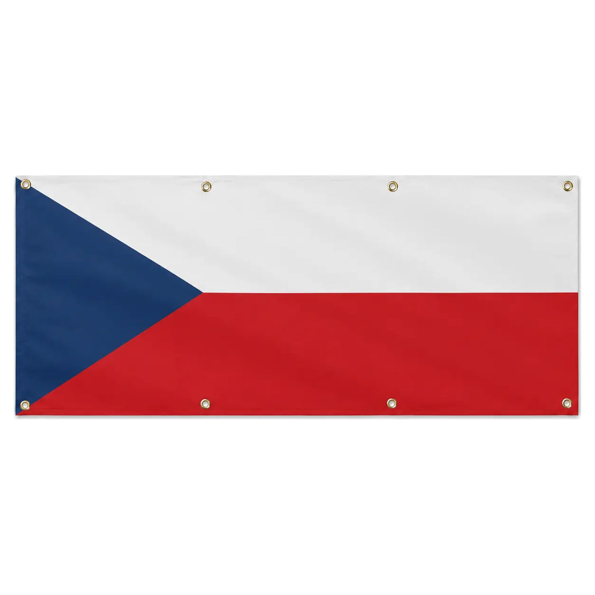 Drapeau tchéquie en polyester résistant aux intempéries