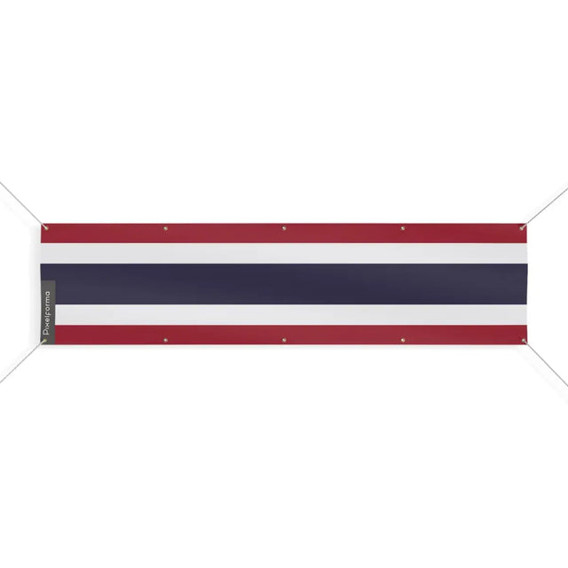 Drapeau de la Thaïlande 10 Oeillets en Plusieurs Tailles (XL) - Pixelforma 