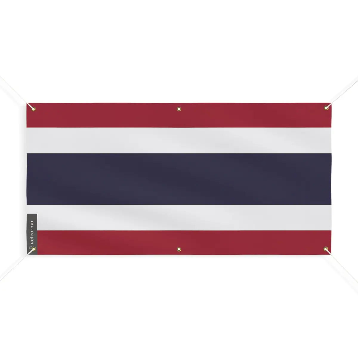 Drapeau de la thaïlande 6 oeillets en plusieurs tailles (m) - pixelforma
