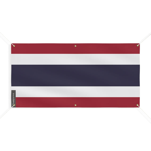 Drapeau de la Thaïlande 6 Oeillets en plusieurs tailles - Pixelforma 