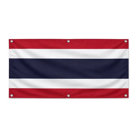 Drapeau thaïlande polyester résistant aux intempéries