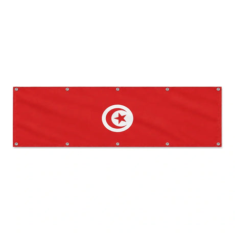 Drapeau de la Tunisie grand format XL en polyester avec dix œillets