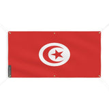 Drapeau de la Tunisie 6 Oeillets en Plusieurs Tailles (M) - Pixelforma 