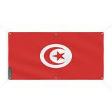 Drapeau de la Tunisie 6 Oeillets en plusieurs tailles - Pixelforma 