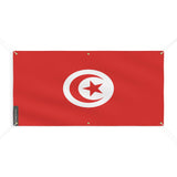 Drapeau de la Tunisie 6 Oeillets en plusieurs tailles - Pixelforma