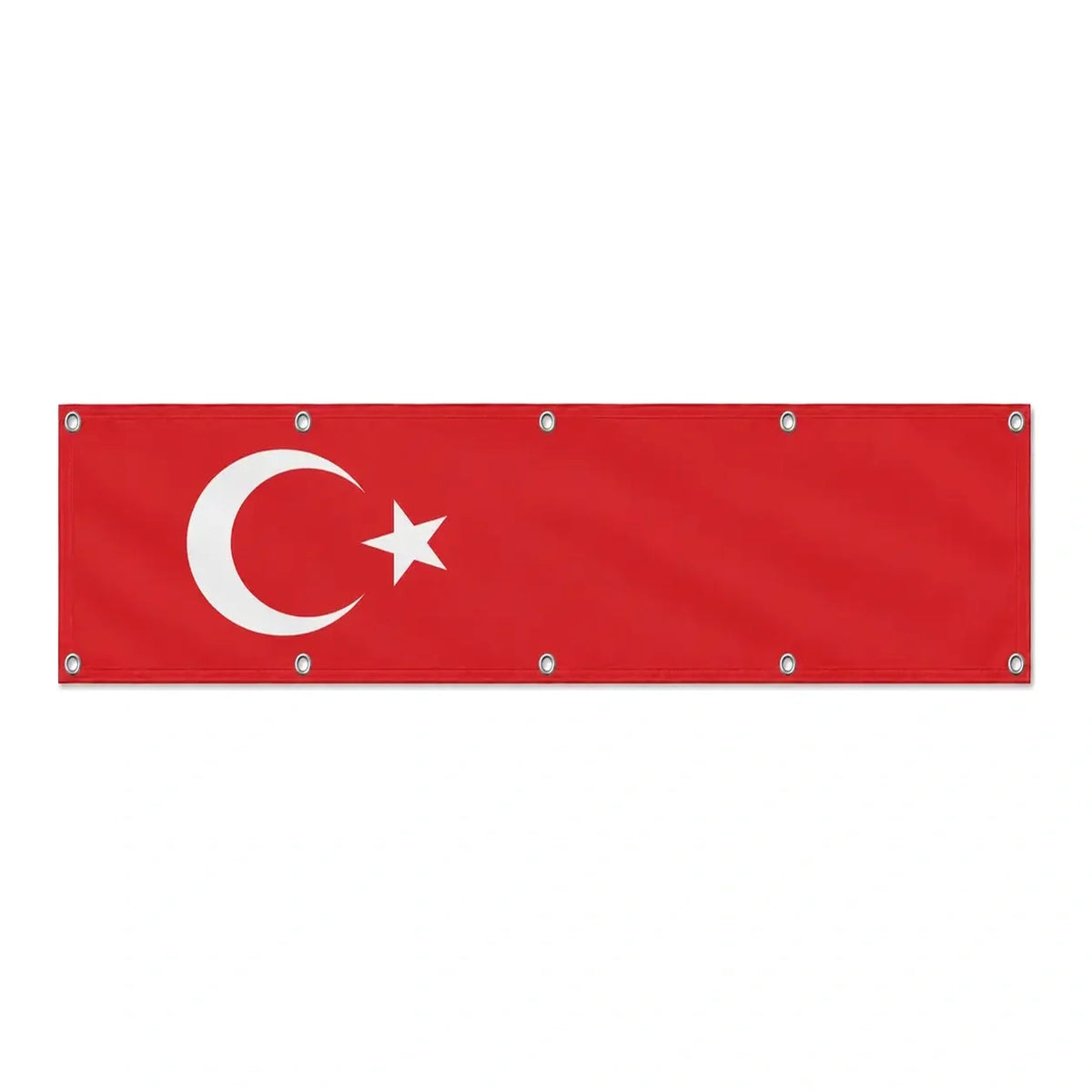 Drapeau de la Turquie grand format XL en polyester avec dix œillets