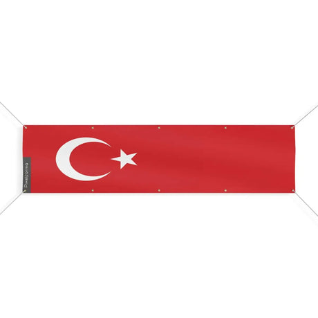 Drapeau de la Turquie 10 Oeillets en Plusieurs Tailles (XL) - Pixelforma 