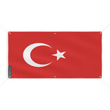 Drapeau de la Turquie 6 Oeillets en plusieurs tailles - Pixelforma