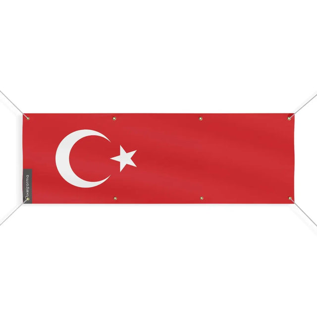 Drapeau de la Turquie 8 Oeillets en Plusieurs Tailles (L) - Pixelforma 