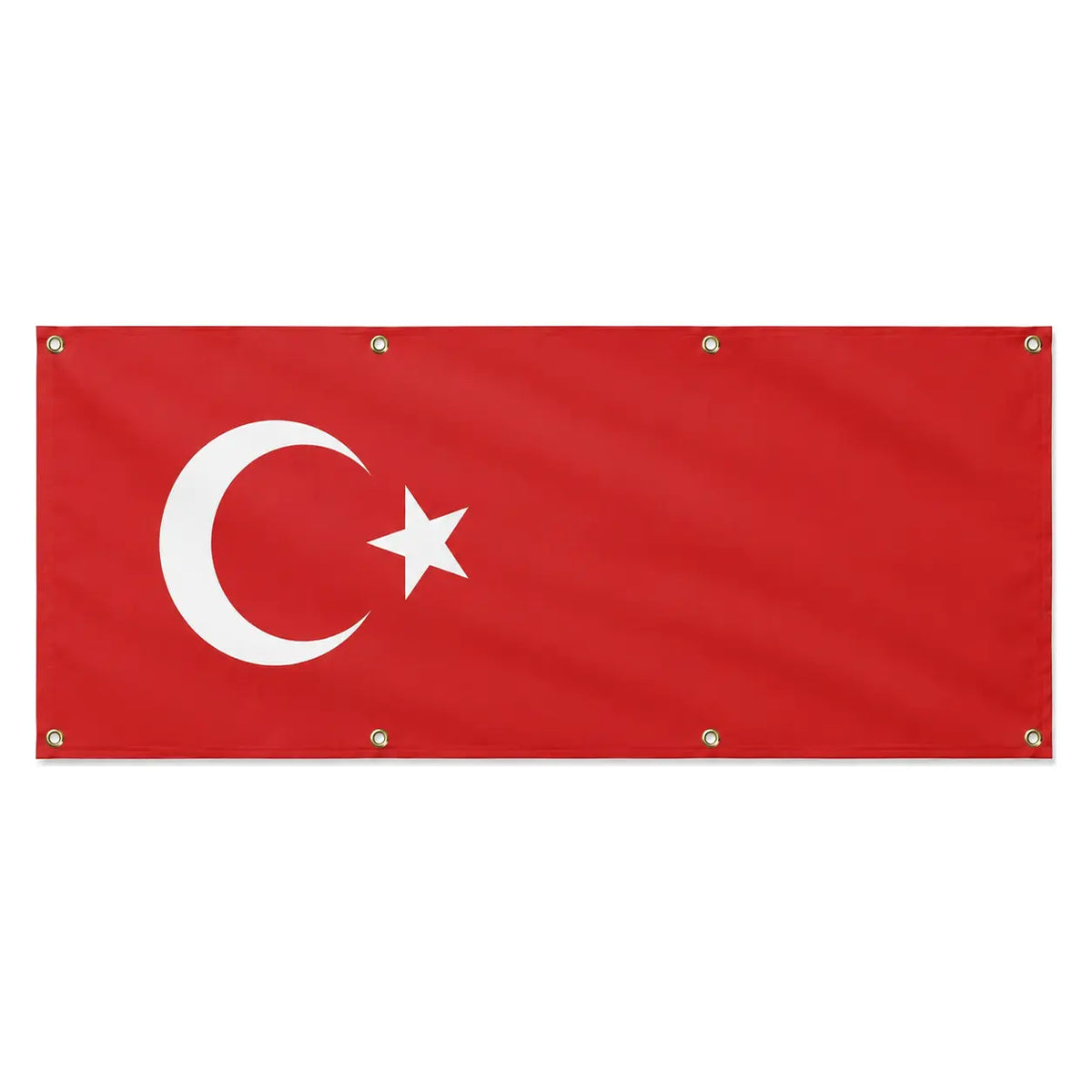 Drapeau turquie polyester résistant œillets usage extérieur