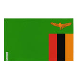 Drapeau de la zambie polyester résistant plusieurs modèles