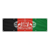 Drapeau de l'Afghanistan grand format XL en polyester avec dix œillets