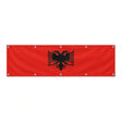 Drapeau de l'Albanie grand format XL en polyester avec dix œillets