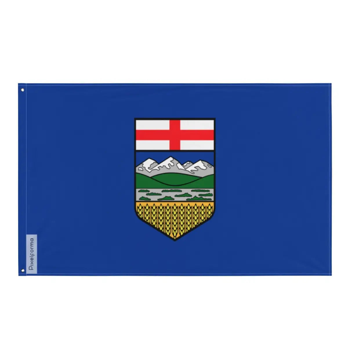 Drapeau de l'Alberta Plusieurs Tailles en Polyester - Pixelforma 