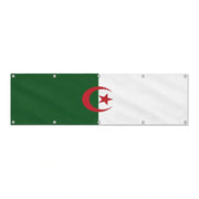 Drapeau de l'Algérie grand format XL en polyester avec dix œillets