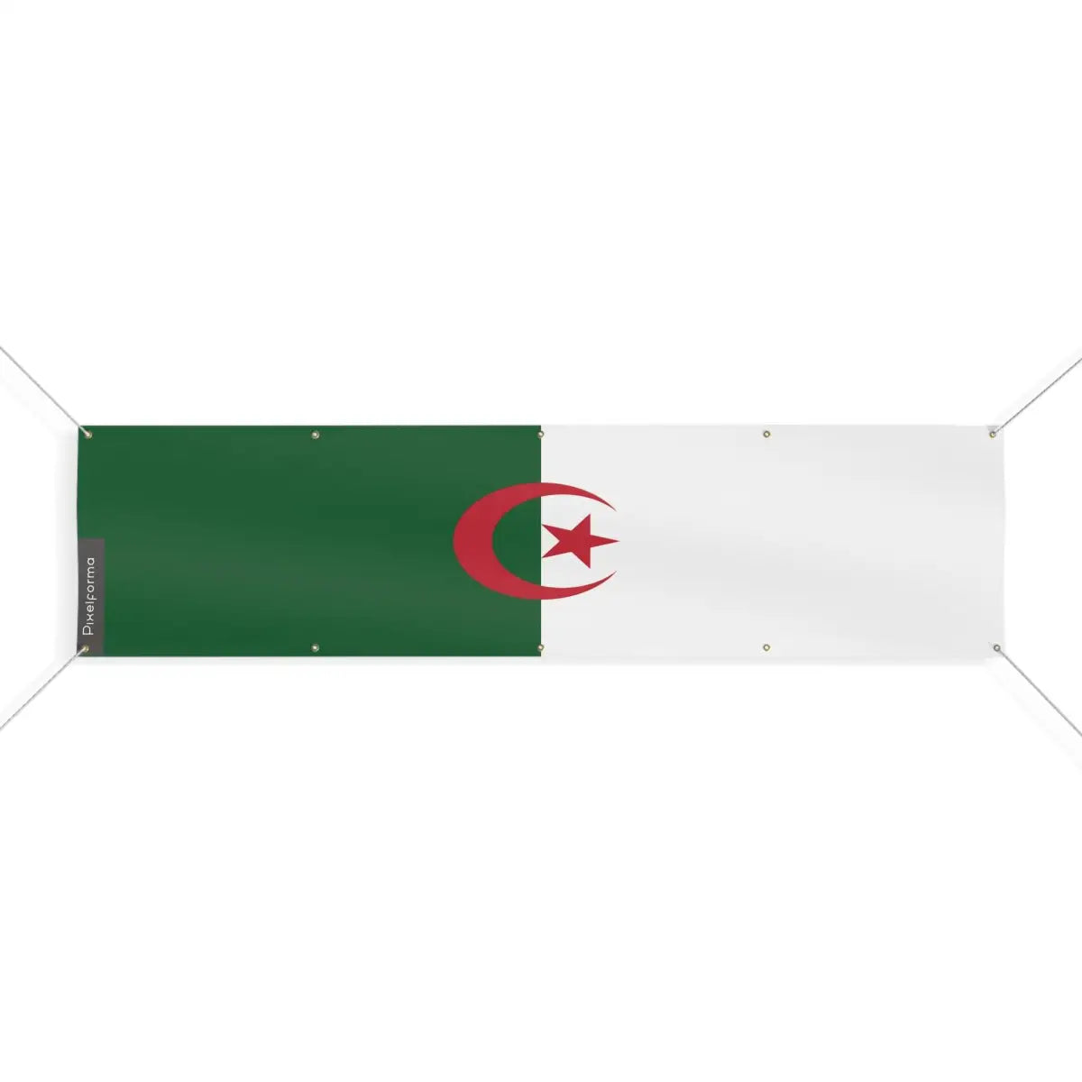 Drapeau de l’algérie 10 oeillets en plusieurs tailles (xl) - pixelforma