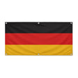 Drapeau allemagne en polyester résistant avec œillets