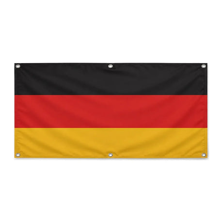 Drapeau allemagne en polyester résistant avec œillets