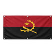 Drapeau angola polyester résistant aux intempéries œillets
