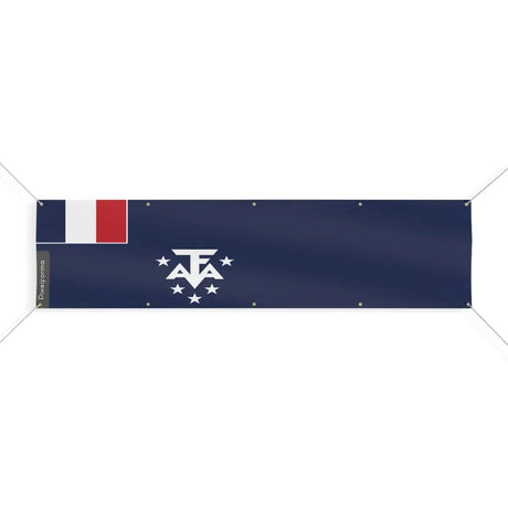 Drapeau de l'Antarctique française 10 Oeillets en Plusieurs Tailles (XL) - Pixelforma 