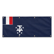 Drapeau antarctique française polyester résistant intempéries