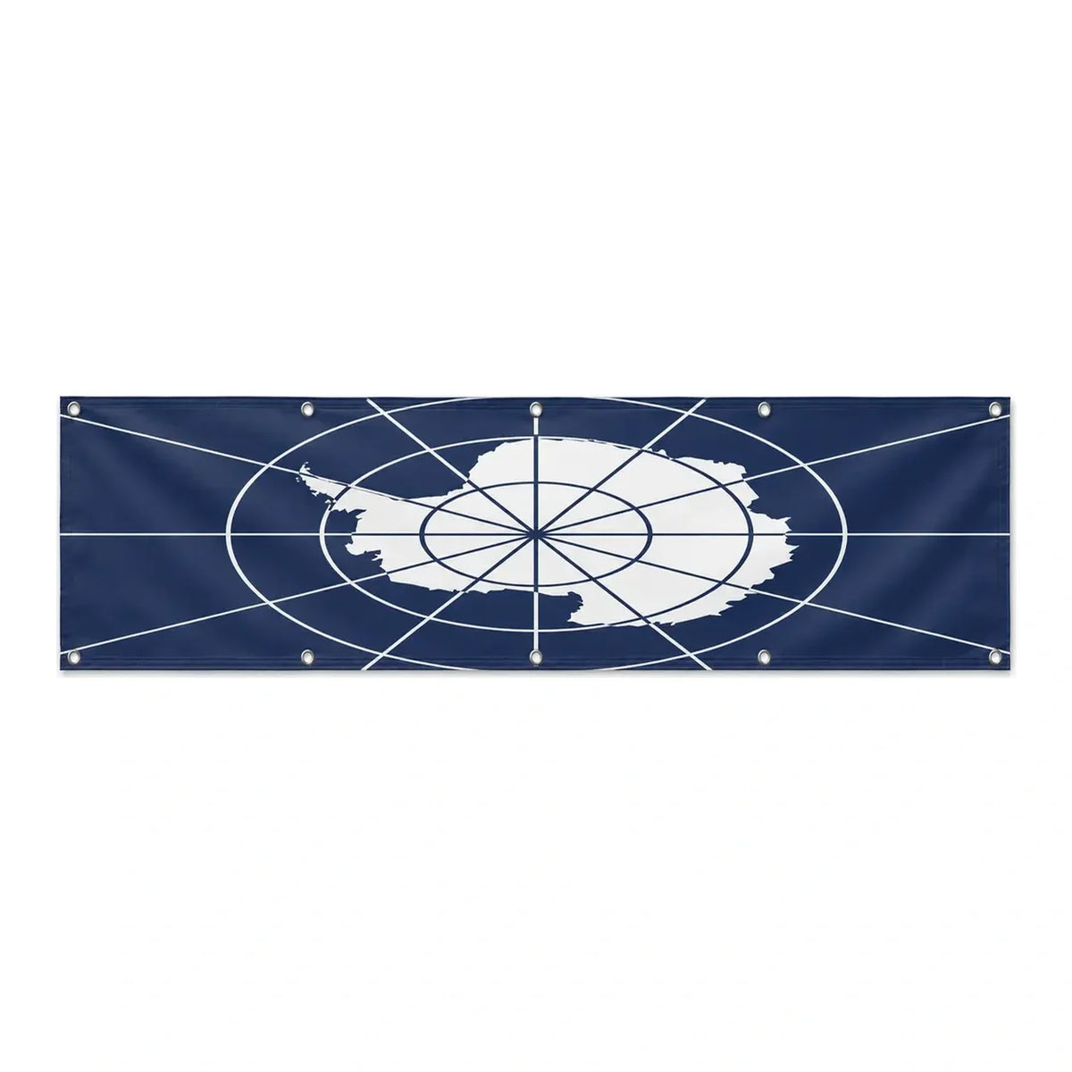 Drapeau de l'Antarctique officiel grand format XL en polyester avec dix œillets
