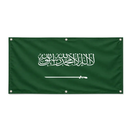 Drapeau arabie saoudite polyester résistant aux intempéries