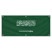 Drapeau arabie saoudite polyester résistant aux intempéries